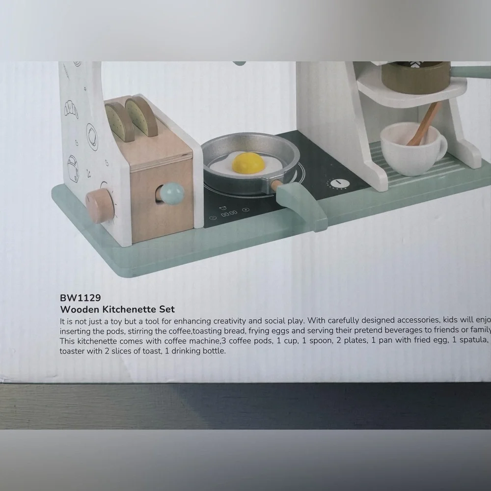 NWT Wooden Breakfast Set Montessori